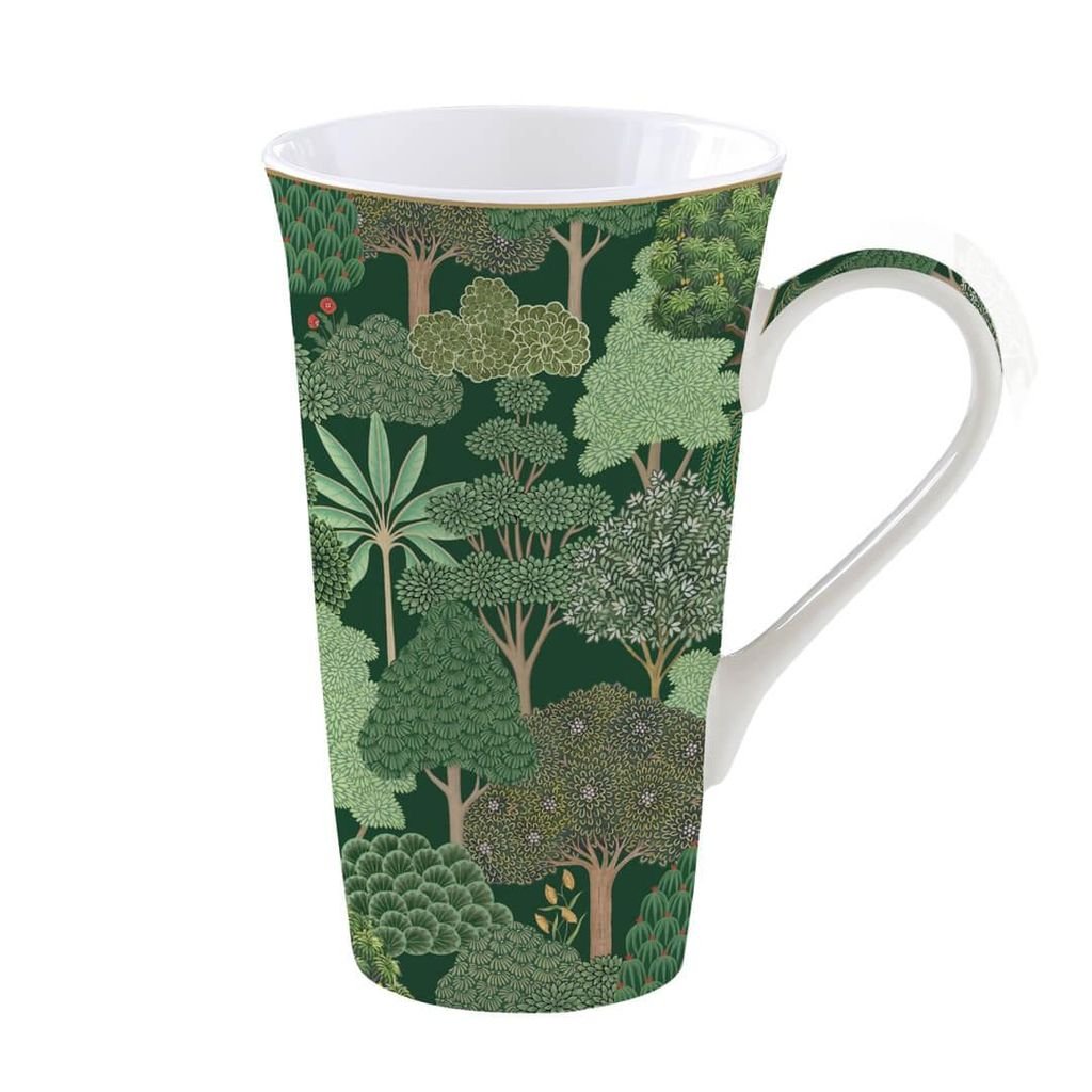 Vaso EASY LIFE Mug Woodland - 600ml , porcellana