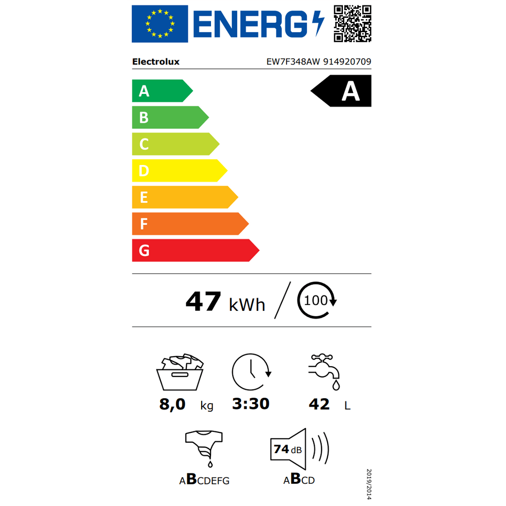 ELECTROLUX Lavatrice EW7F348AW