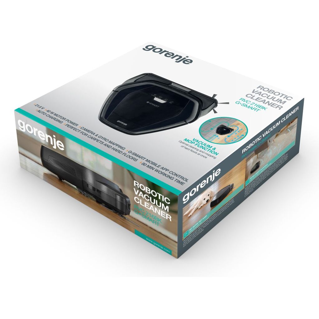 GORENJE Aspirapolvere robot G SMART RVC216BK