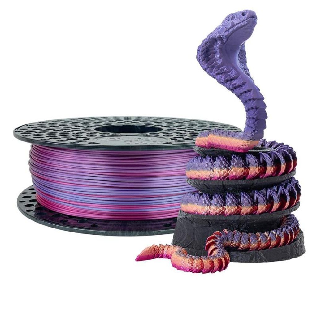 AZUREFILM Filament PLA SILK RAINBOW, 1.75mm, 1kg, Candy