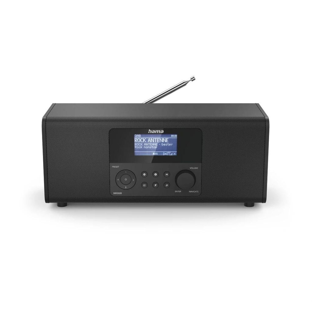 HAMA Radio digitale "DIR3020BT", FM/DAB/DAB+/Internet Radio/Bluetooth/App