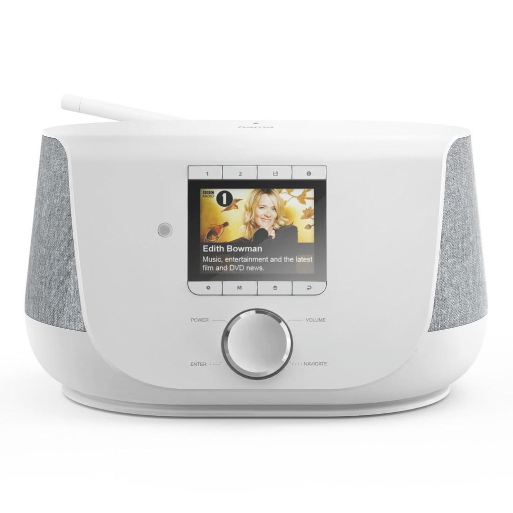 HAMA Radio digitale "DIR3300SBT", FM/DAB/DAB+/Internet Radio/App/Bluetooth®, bianco