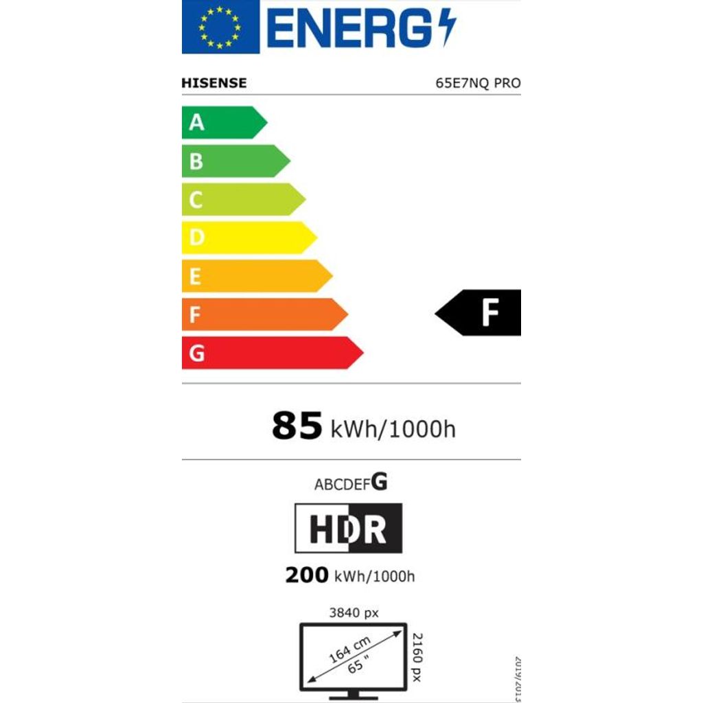 HISENSE QLED TV UHD 65E7NQ PRO