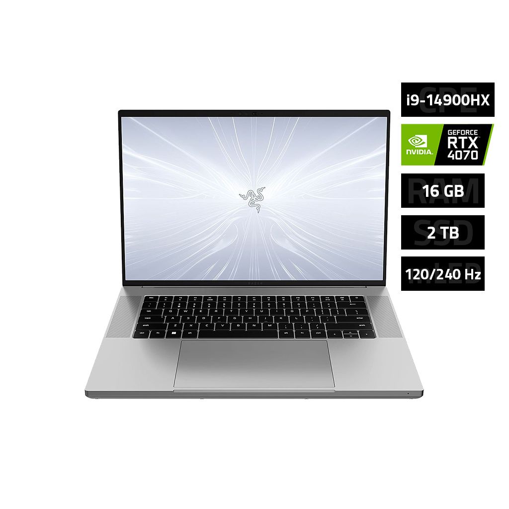 MISCELLANEOUS BLADE Laptop 16 Mercury FHD/UHD miniLED, i9-14900HX, 16GB, 2TB SSD, RTX4070, W11