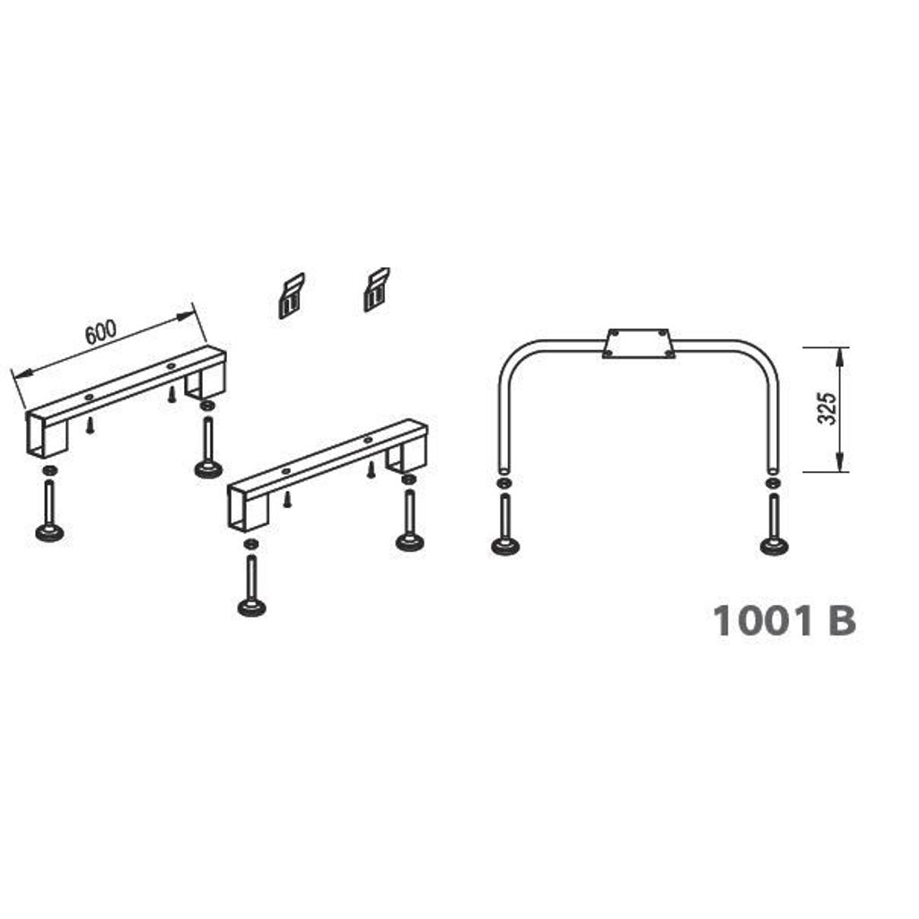 KOLPA SAN Vasche per installazione 1001/B (EAN: 3838987876502)