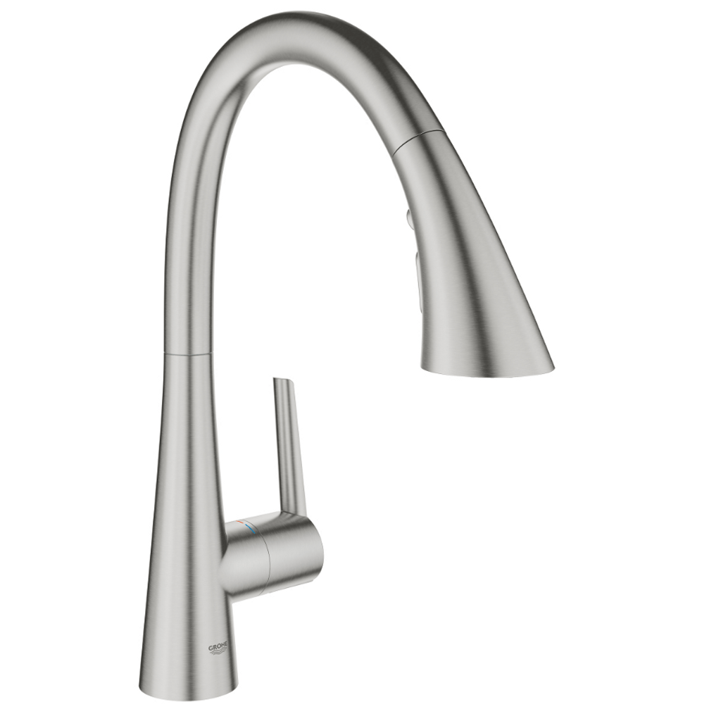 GROHE un singolo cruscotto cucina a mano Zedra - supersteel (32294DC2)