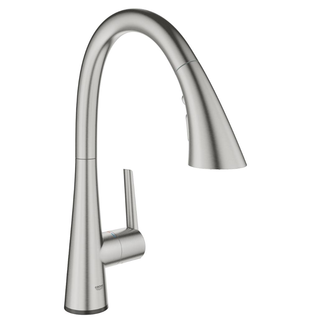 GROHE un unico rubinetto cucina a mano Zedra Touch - cromato (30219002)