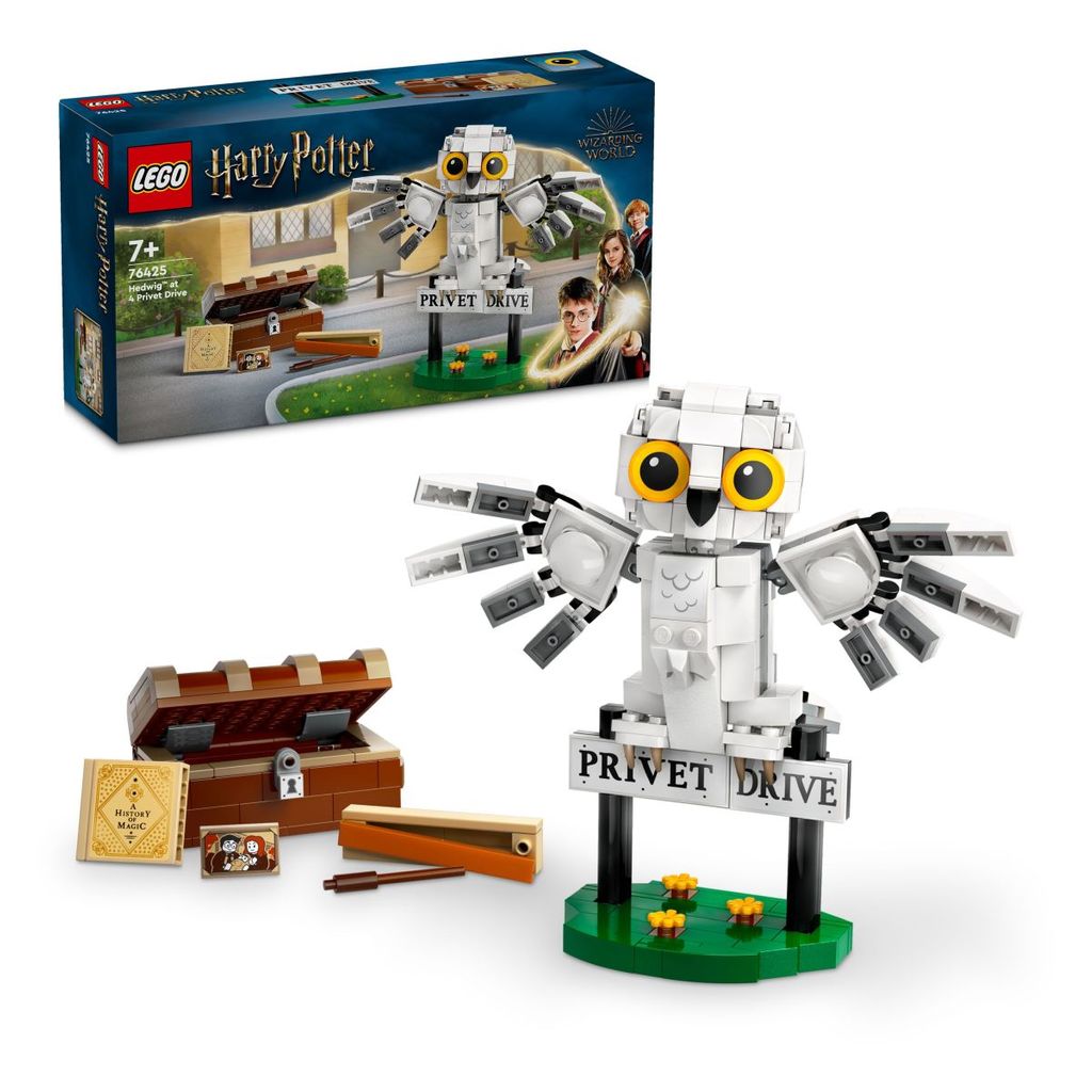 LEGO HARRY POTTERTM Hedwig su Rosemary Quattro 76425 