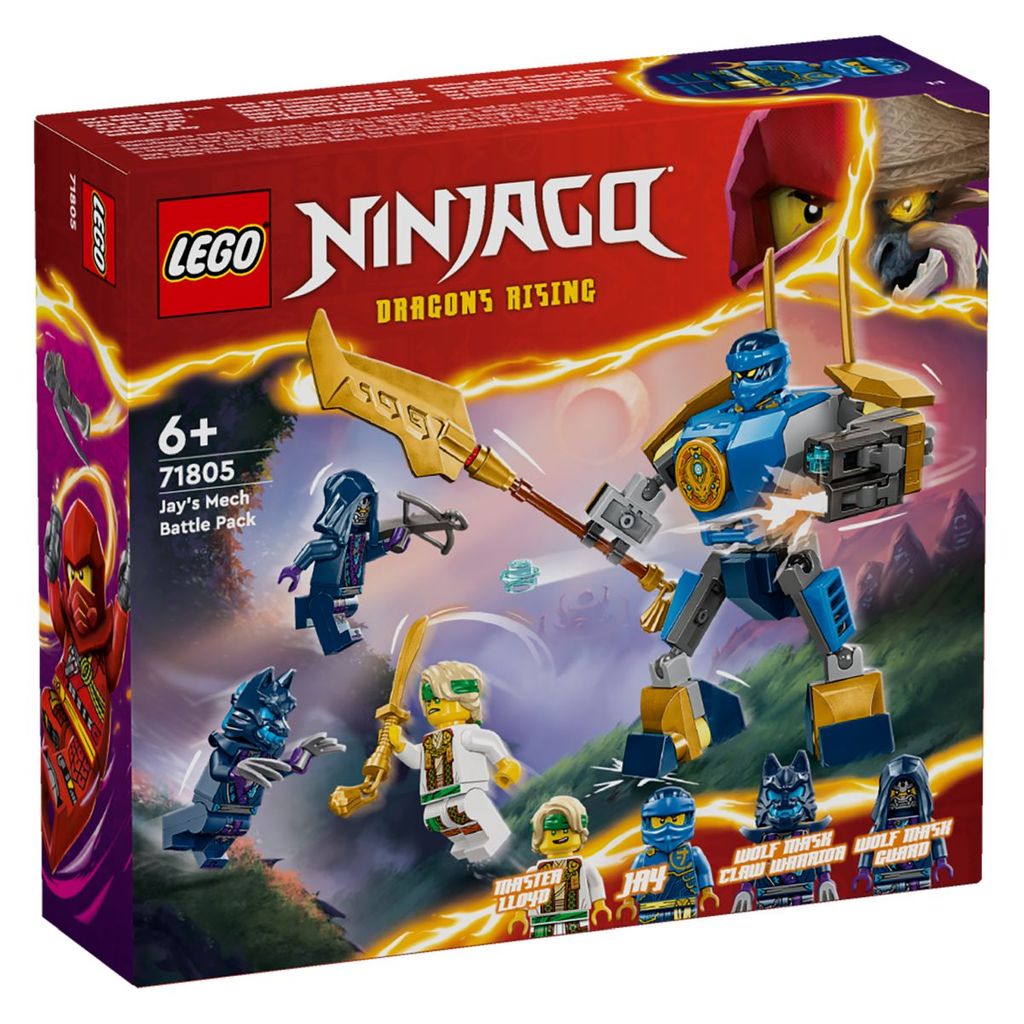 LEGO NINJAGO 71805 Jay's Battle Pack con armatura robot