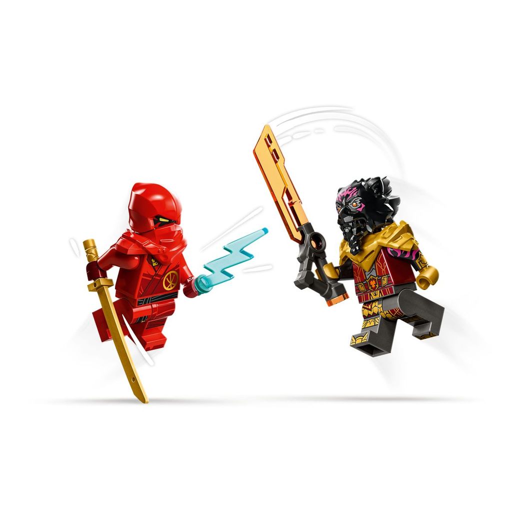 LEGO NINJAGO® Battaglia tra Kai in auto e Ras in moto - 71789