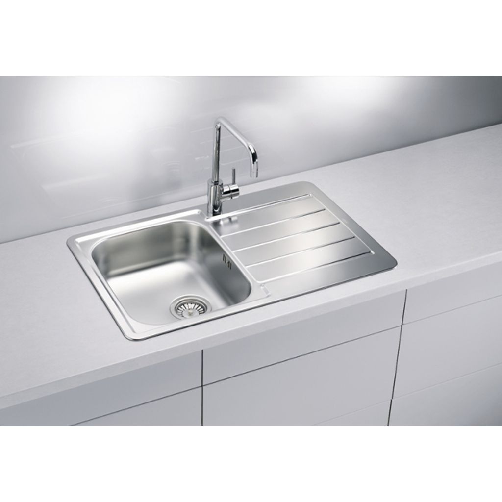 ALVEUS lavello singolo con linea 80 fi 60 - satin inox (1065686)