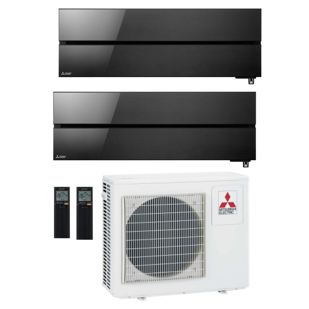 MITSUBISHI aria condizionata multi-split - unità interne LN25VG2 (bianco naturale) e LN35VG2 (bianco naturale) + unità esterna MXZ-2F42VF4 + WIFI