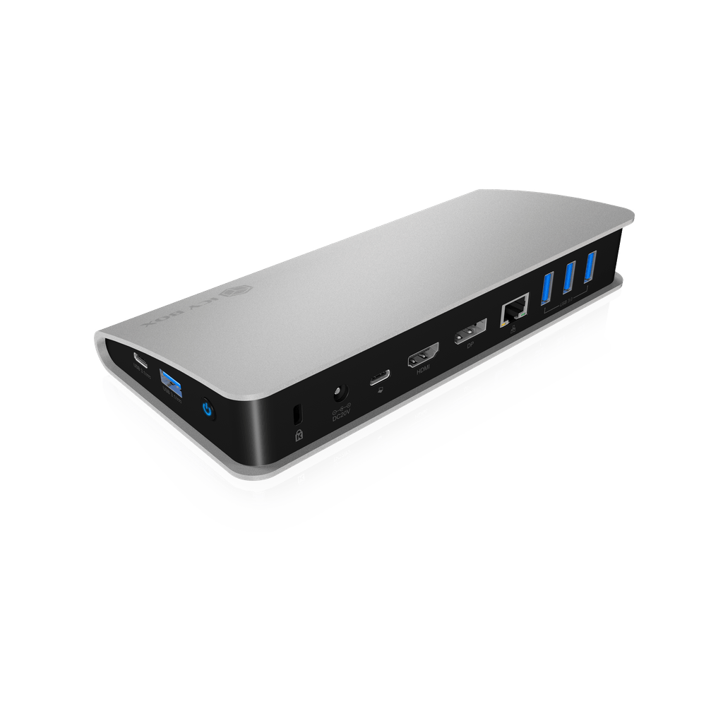 ICYBOX stazione di connessione per computer portatile con consegna di potenza 60 W IB-DK2408-C 11-in-1 DockingStation