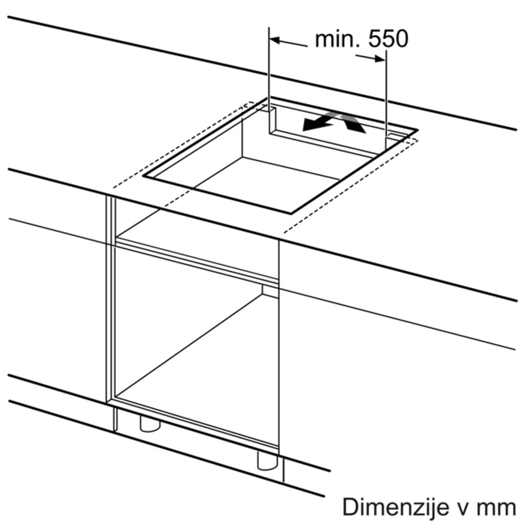 BOSCH Piano di induzione PUE611BB5D 