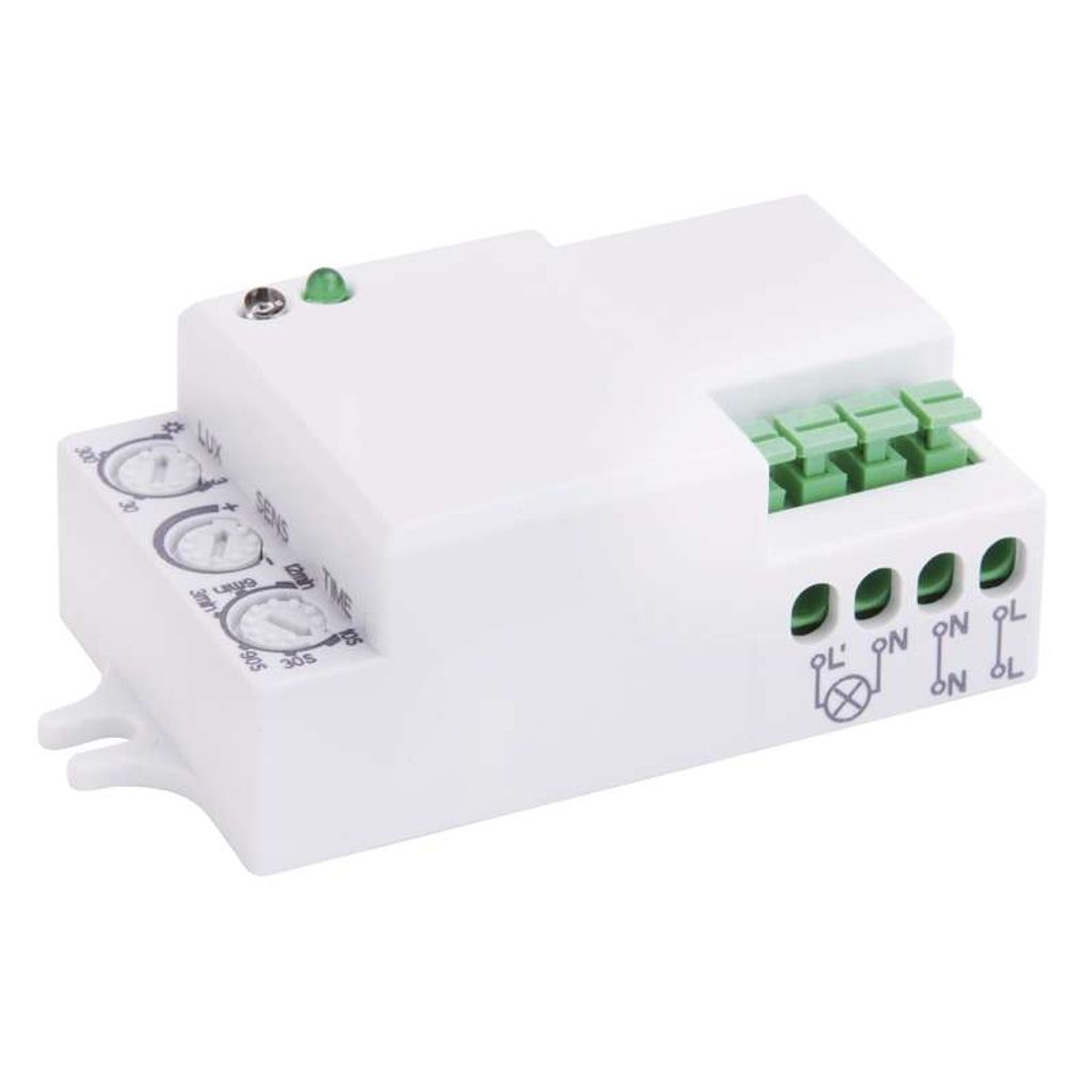 EMOS Sensore di movimento a microonde IP20, 1200W, bianco G1210