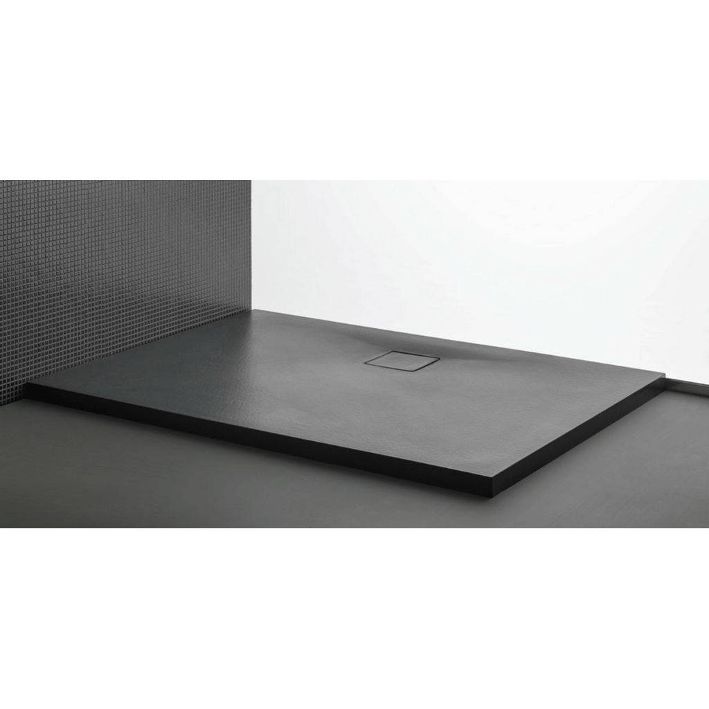 KOLPA SAN Doccia per installazione o installazione sul terreno Moonwalk 100 x 80 cm (3838987596998) - bianco