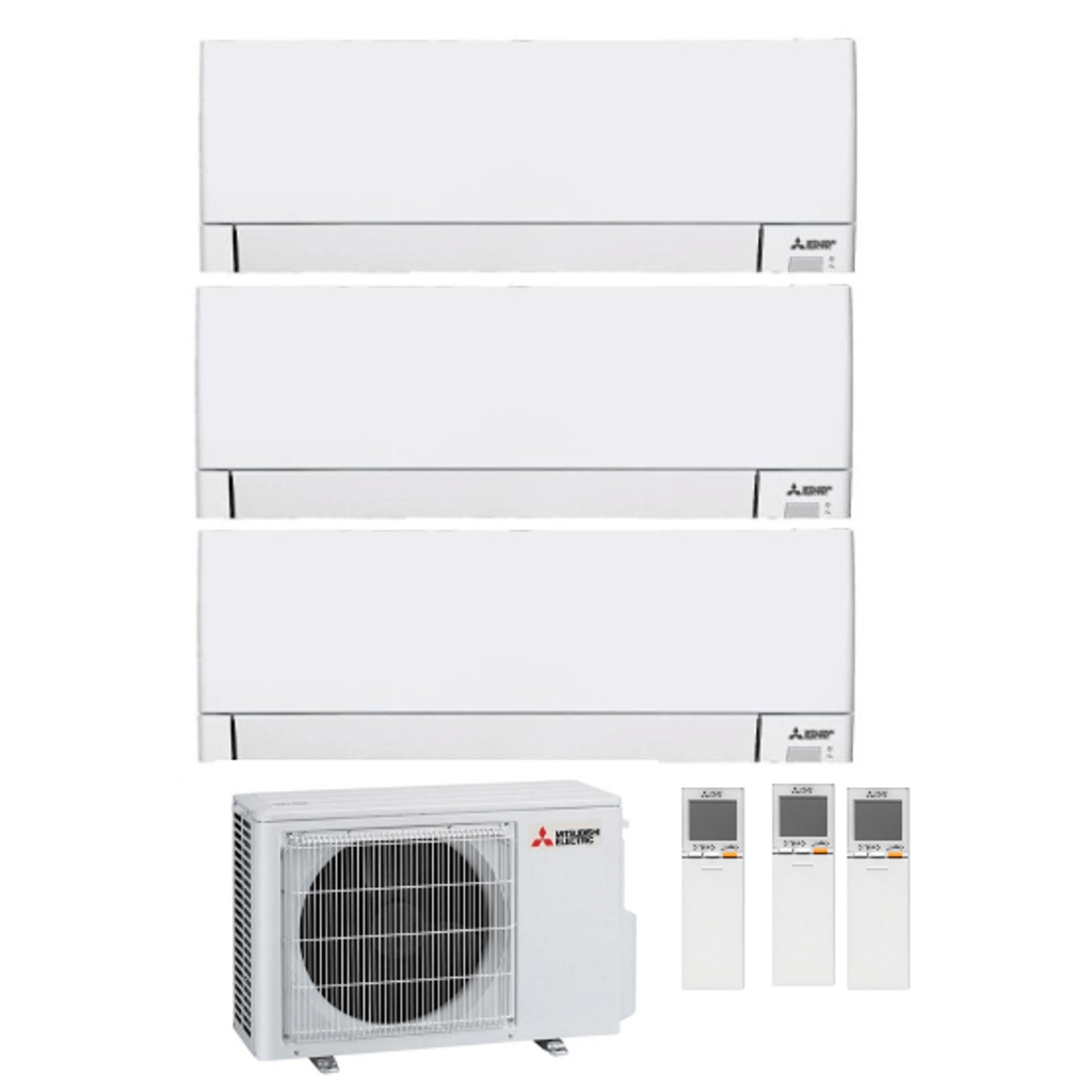 MITSUBISHI aria condizionata multi-split - unità interna 2x MSZ-AY25VGKP e 1x MSZ-AY50VGKP + unità esterna MXZ-3F54VF4 + WIFI 10,0 kW