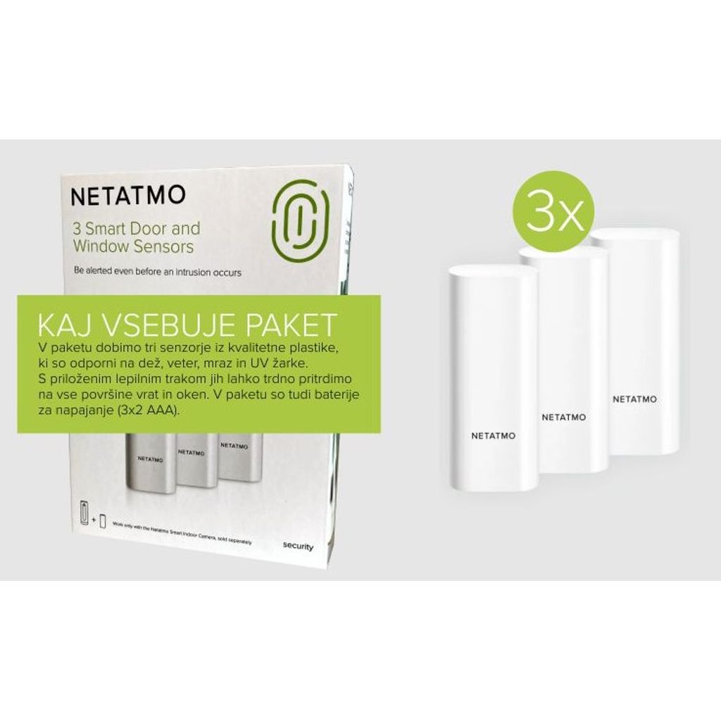 NETATMO intelligente sensore di sicurezza DTG01-EUS-A