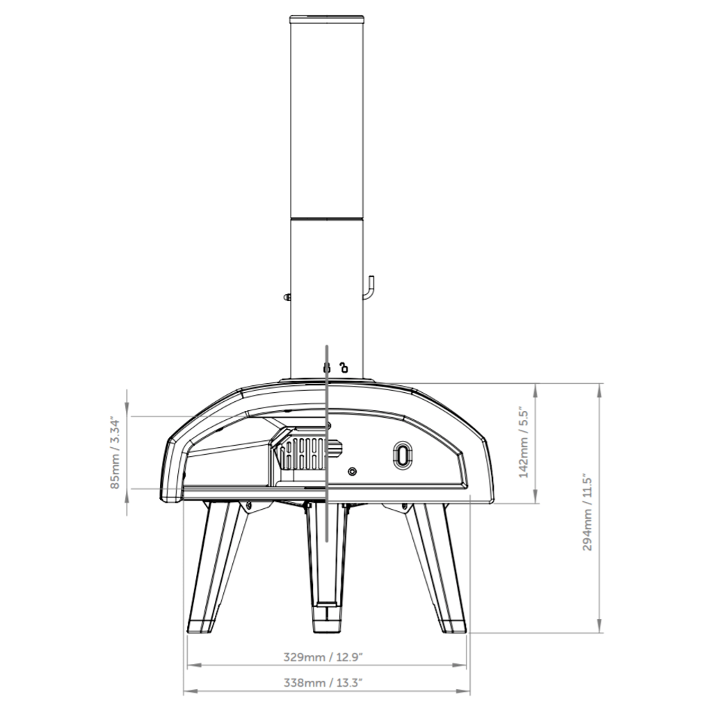 OONI Pizza forno Fyra