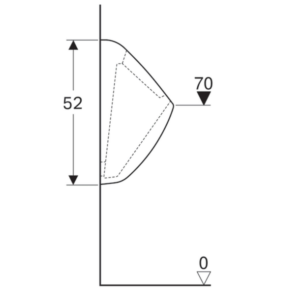 GEBERIT urinal Pareo (236100000)