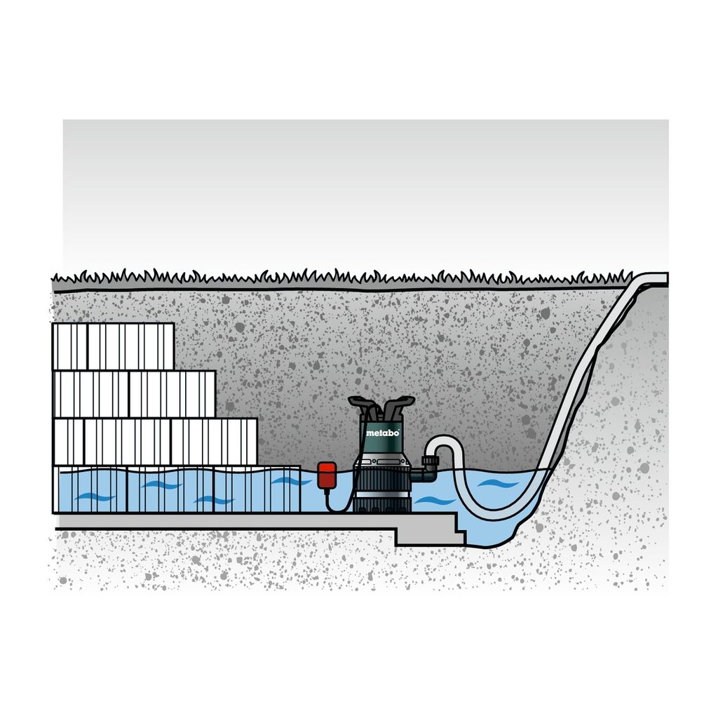METABO Pompa sommergibile combinata TPS 16000 S Combi (0251600000)