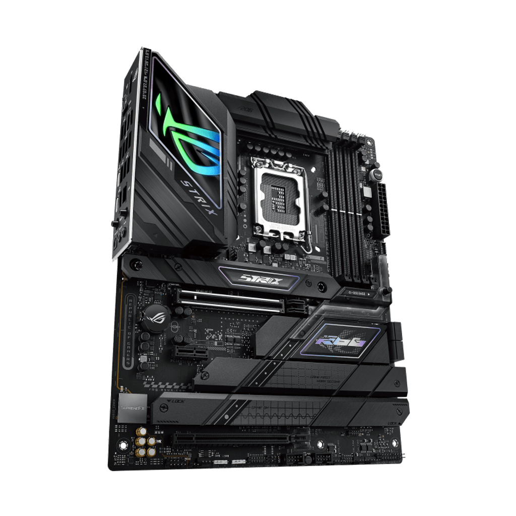 ASUS piastra base ROG STRIX Z790-F Gaming WIFI II, DDR5, SATA3, USB Tipo-C 20Gbps, DP, 2.5GbE, WIFI 7, LGA1700 ATX