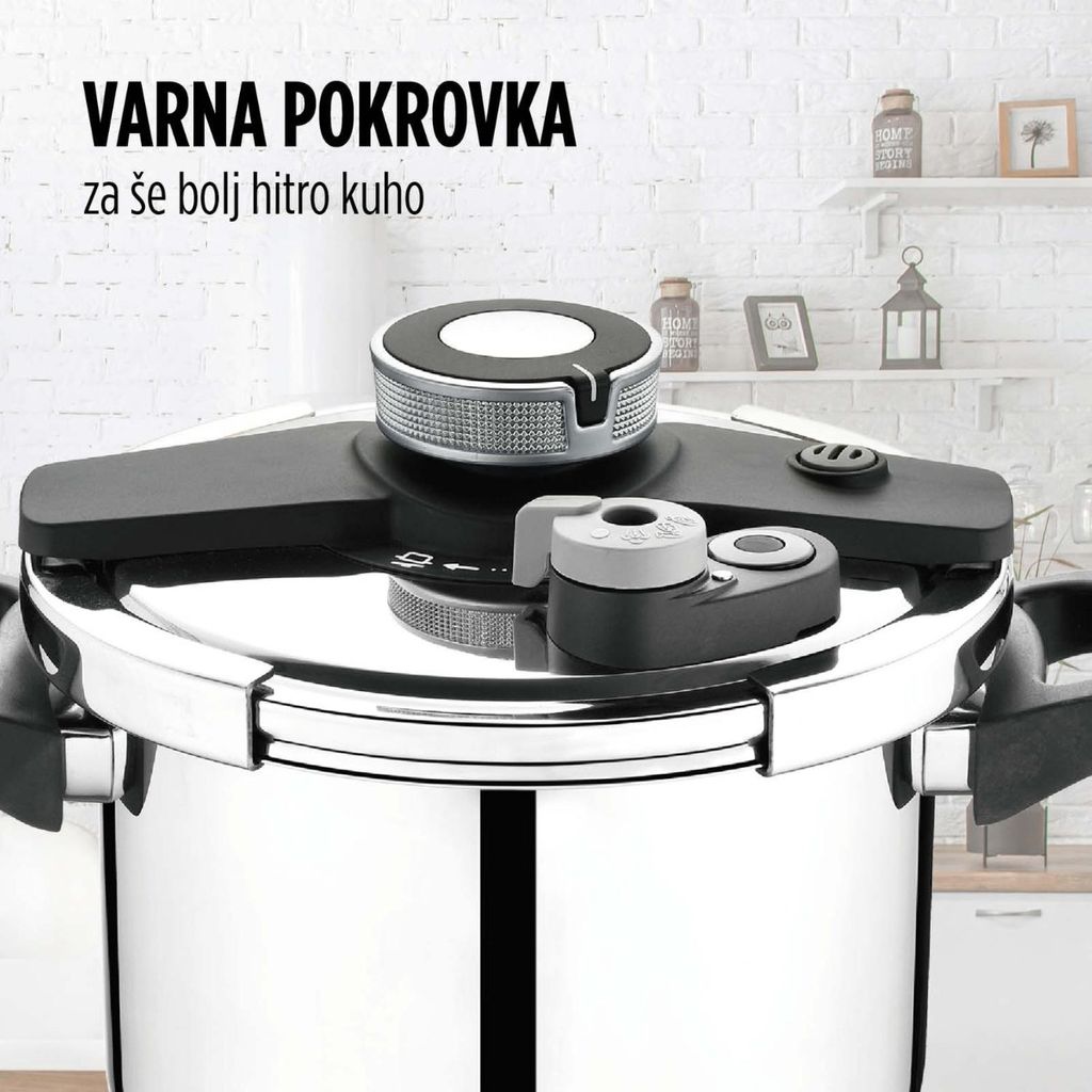 ROSMARINO Pot alta pressione Pour&Cook 6L