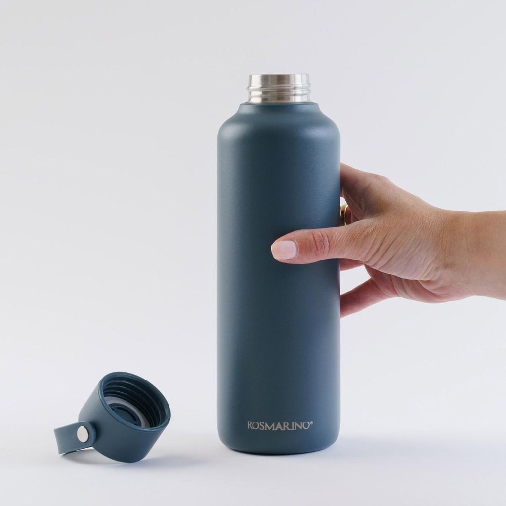 ROSMARINO Thermo bottle 600ml, blu navy