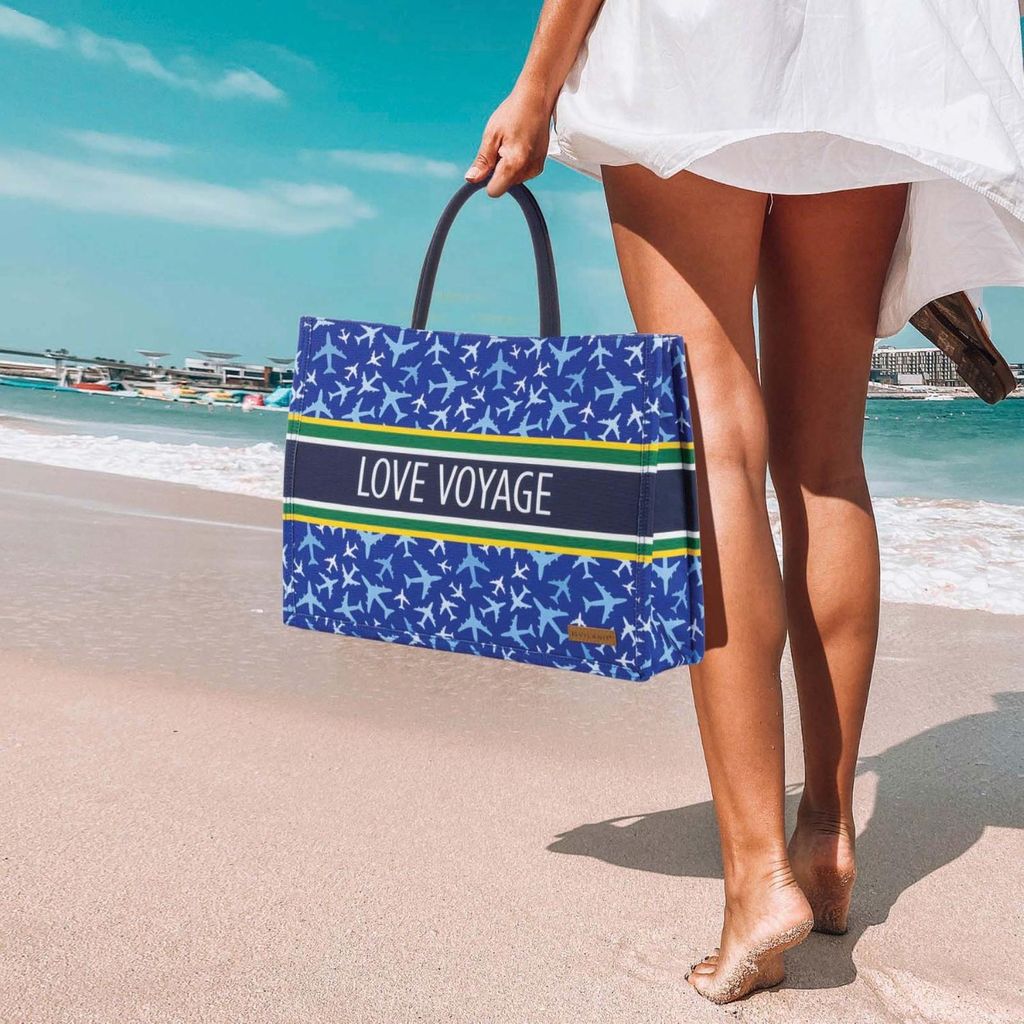 SVILANIT Borsa Svilanit Love Voyage, blu