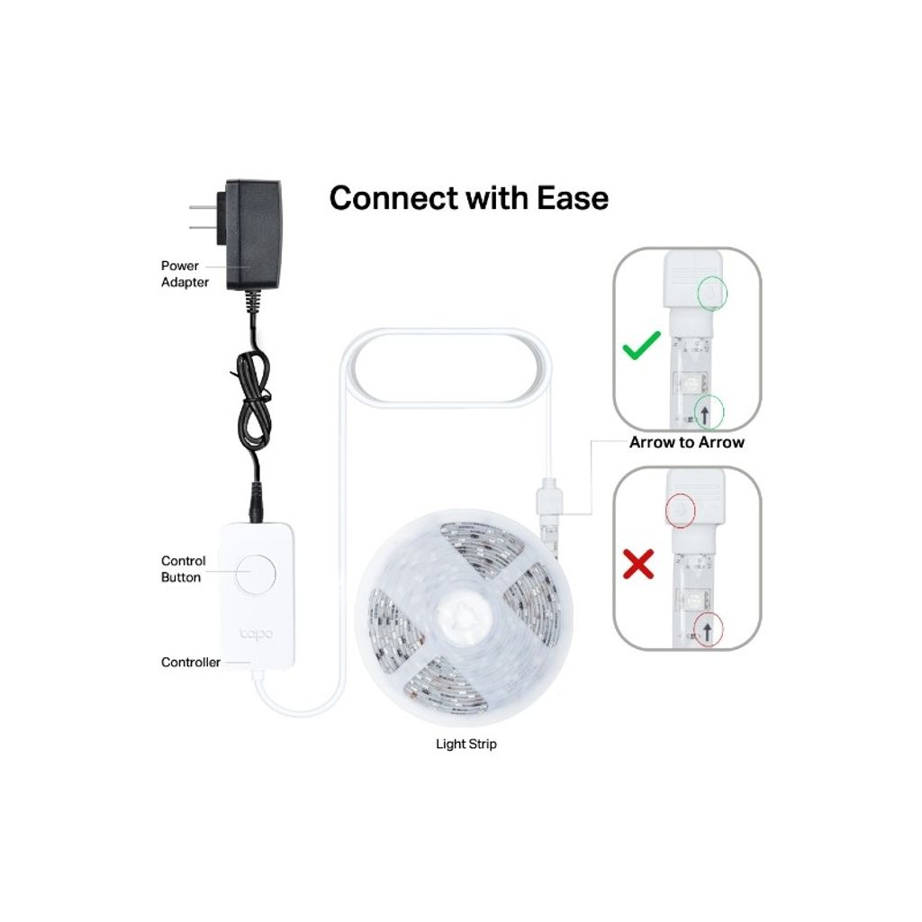 TP-LINK Smart Wi-Fi LED multicolore Tapo L900-5 5M