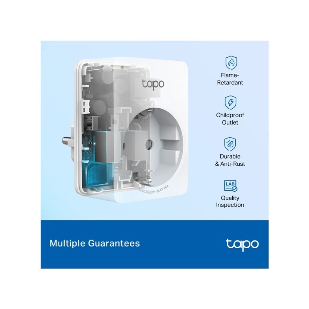 TP-LINK Tapo P110 Mini Smart Wi-Fi socket - 4-pack