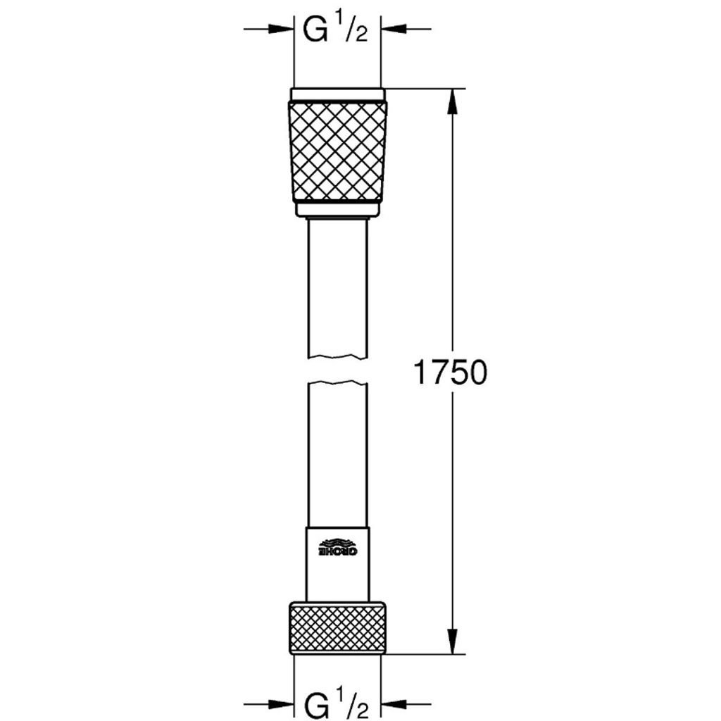 GROHE tubo doccia RELEXAFLEX 1.75 m (45992001)