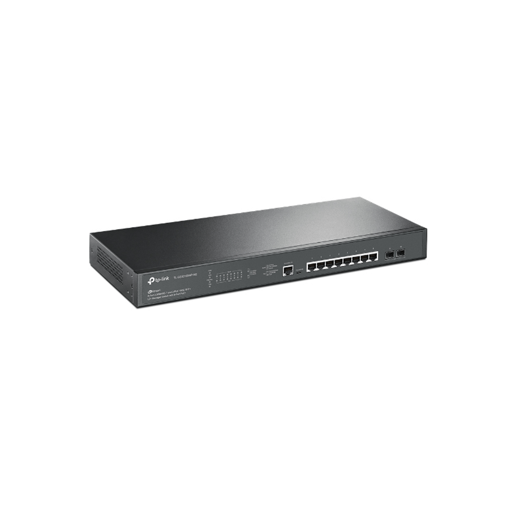 TP-LINK JetStream 8-Port 2.5GBASE-T e 2-Port 10GE SFP+ L2+ Interruttore di gestione / 8-Port PoE+