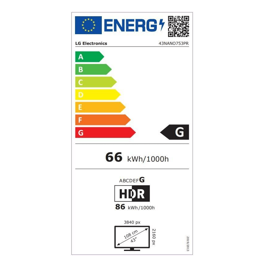 LG Ricevitore TV 43NANO753PR