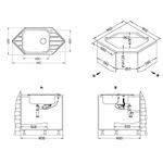 ALVEUS Lavello singolo con Praktik 130 - raso inox (1122594)