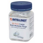 INTELLINET connettori modulari a 3 punti Cat6A RJ45 UTP, 80 pezzi