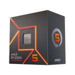 AMD processore Ryzen 5 7600 3.8GHz 32MB 65W Wraith Prism frigorifero BOX 