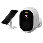 WOOX R4252 Smart WiFi FHD 1080p esterno senza batteria pannello solare bianco fotocamera di controllo