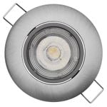 EMOS Lampada a LED Esclusiva 5W, bianco caldo, argento ZD3221