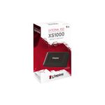 KINGSTON disco SSD portatile 2TB XS1000 rosso, USB A 3.2, 1050/1000MB/s