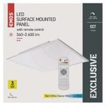 EMOS Lampada da soffitto LED 60x60, 40W, dimmerabile, regolabile CCT ZM5173