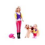 MASEN TOYS bambole giornata di famiglia con pony (366085)