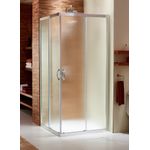 ARMAL cabina doccia quadrata con porta scorrevole DOMINO 90, profili cromatici, vetro opaco 6 mm, 90X90X190 cm 