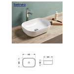 BELNEO lavello in ceramica MS78105