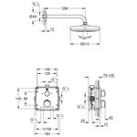 GROHE Kit doccia Sub-art Grohtherm Perfect (34728000)