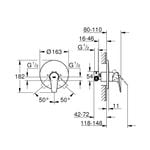 GROHE doccia/cad BAUFLOW (29112000) 