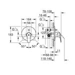 GROHE doccia/cad BAUFLOW (29113000) 