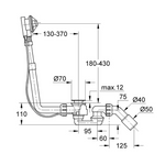 GROHE Set ingresso, scarico e overflow per vasca TALENTO (28943000)