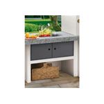 PALAZZETTI Porte metalliche per cucine da giardino (antracite)